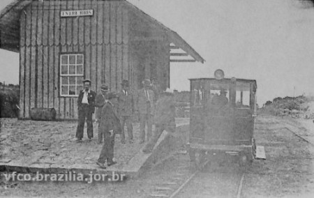 Estação de Entre-Rios - 1930 - Acervo Flávio Cavalcanti